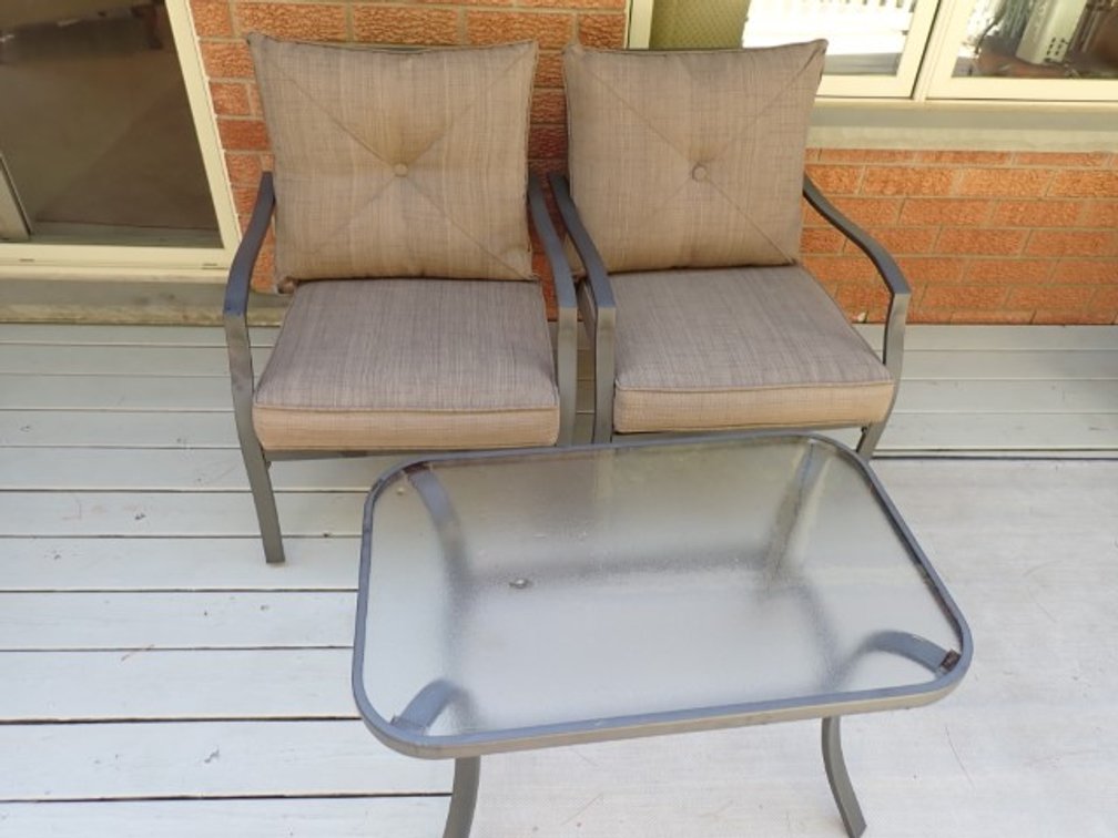 Two Chairs and Table