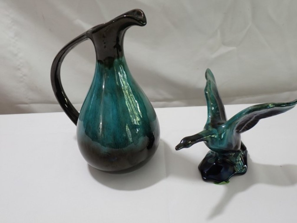 Pitcher and Goose in Glaze