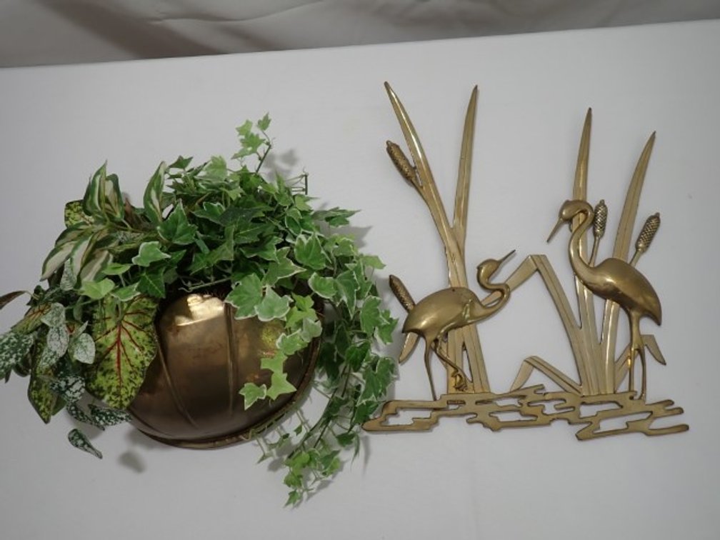 Brass Display of Herons plus