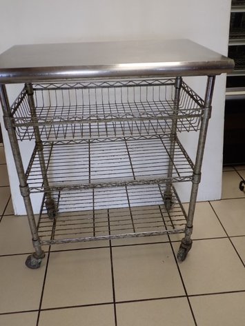 Image for Stainless Steel Kitchen Cart
