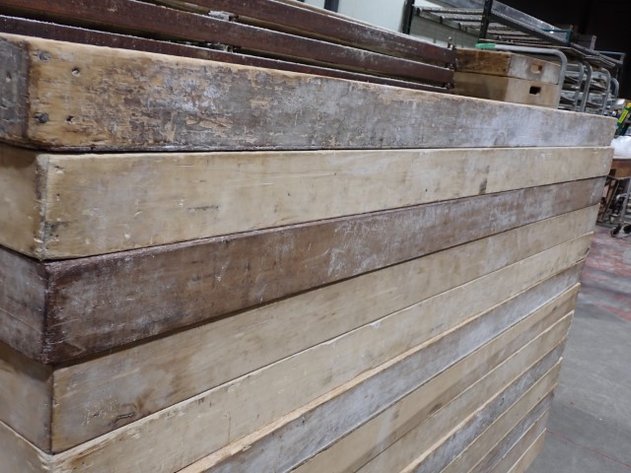 Image for 5 Wood Rectangular Proof Trays