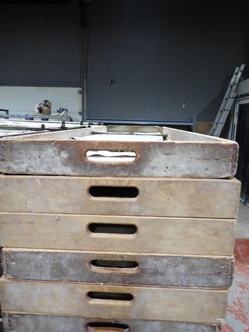 Image for 5 Wood Rectangular Proof Trays