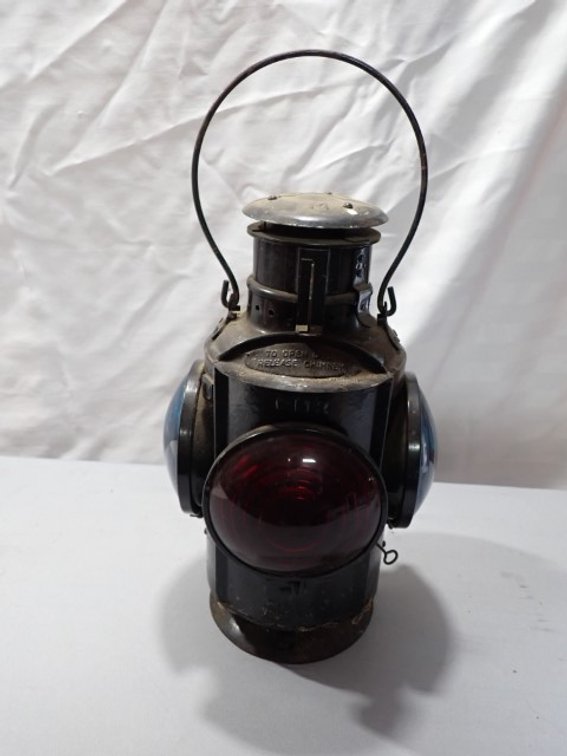 Vintage railway Switch & Caboose Marker Lantern