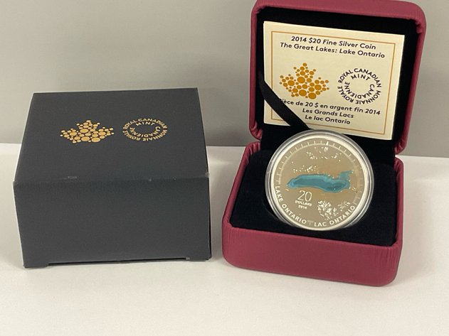 Image for Fine Silver $20 “Great Lakes: Lake Ontario”