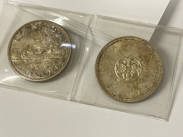 Image for Two Silver Canadian Dollars