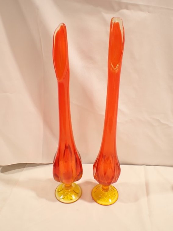 Amberina Vases