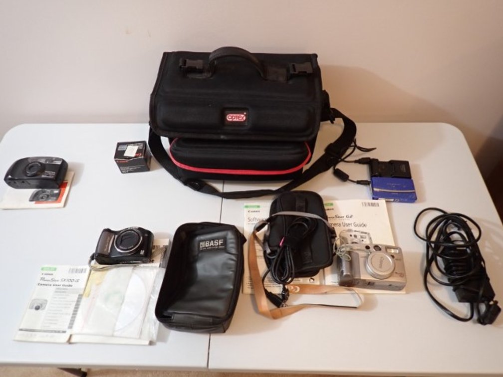 Camera Bag and Cameras
