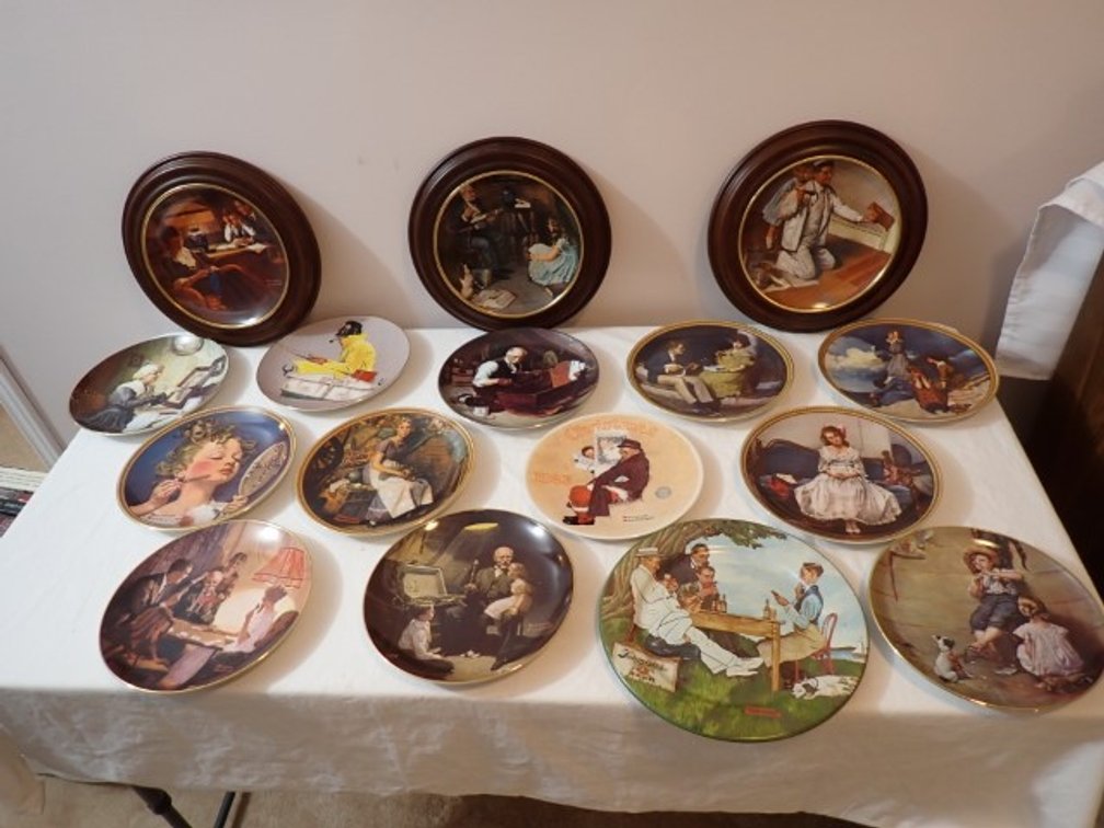 Norman Rockwell Plates