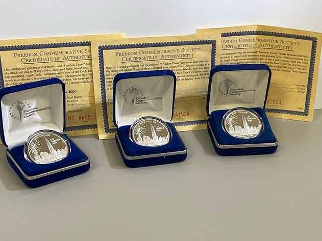 Image for Three ‘Freedom Tower’ Dollars