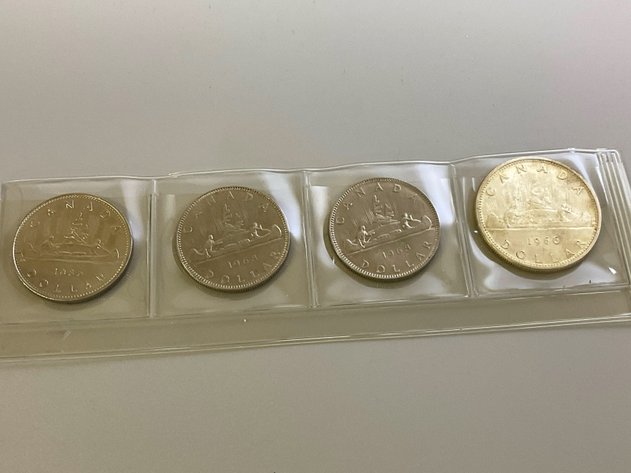 Image for 1966 Silver Dollar Plus 1968’s & 1986 Dollars