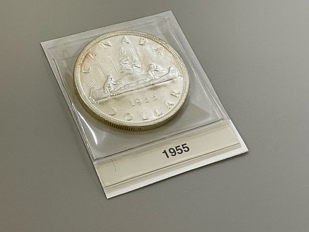 Image for 1955 Silver Canadian Dollar
