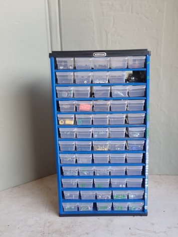 Image for Hardware Lot with Mastercraft drawer storage caddy