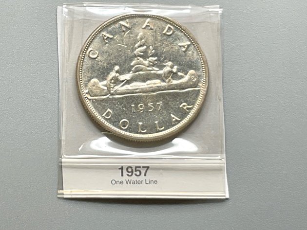 Image for 1957 Silver ‘One Water Line” Dollar