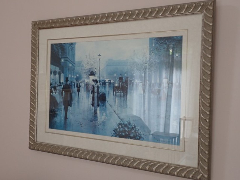 C. Kieffer Framed City-Street Print