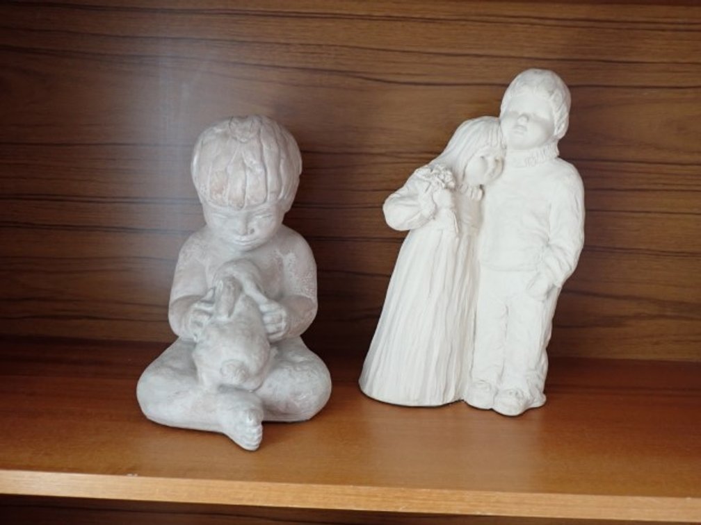 Pair of "Austin Sculptures" Figurative Sculptures