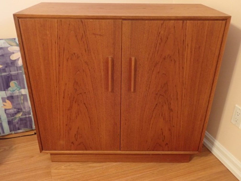 Teak Two-Door Cabinet