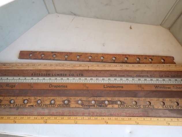 Image for Vintage Advertising Yardsticks