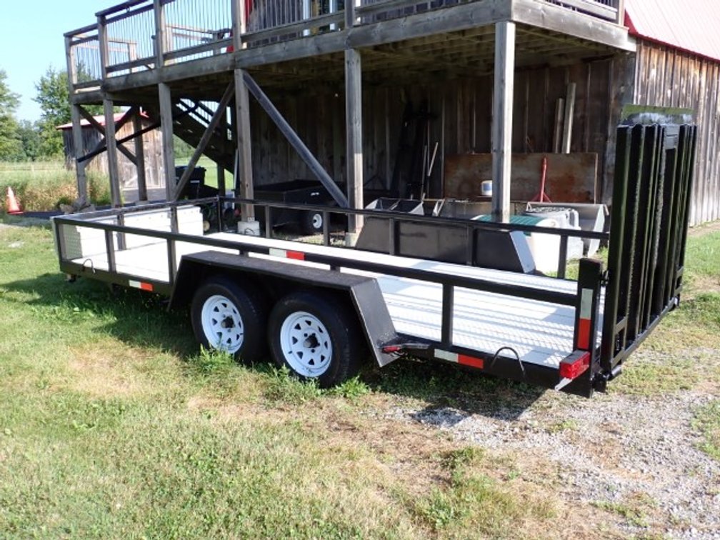 16' x 78" Tandem Axle Landscape Trailer VIN: FILE-49158766 RIN 57466-70476-60105