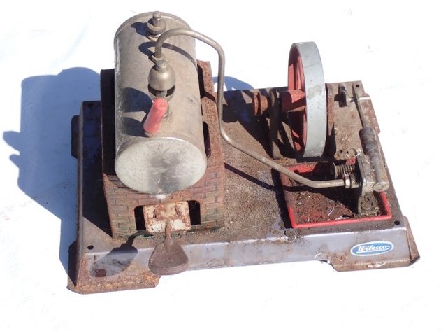 Image for Vintage Wilesco Stationary Live-Steam Engine
