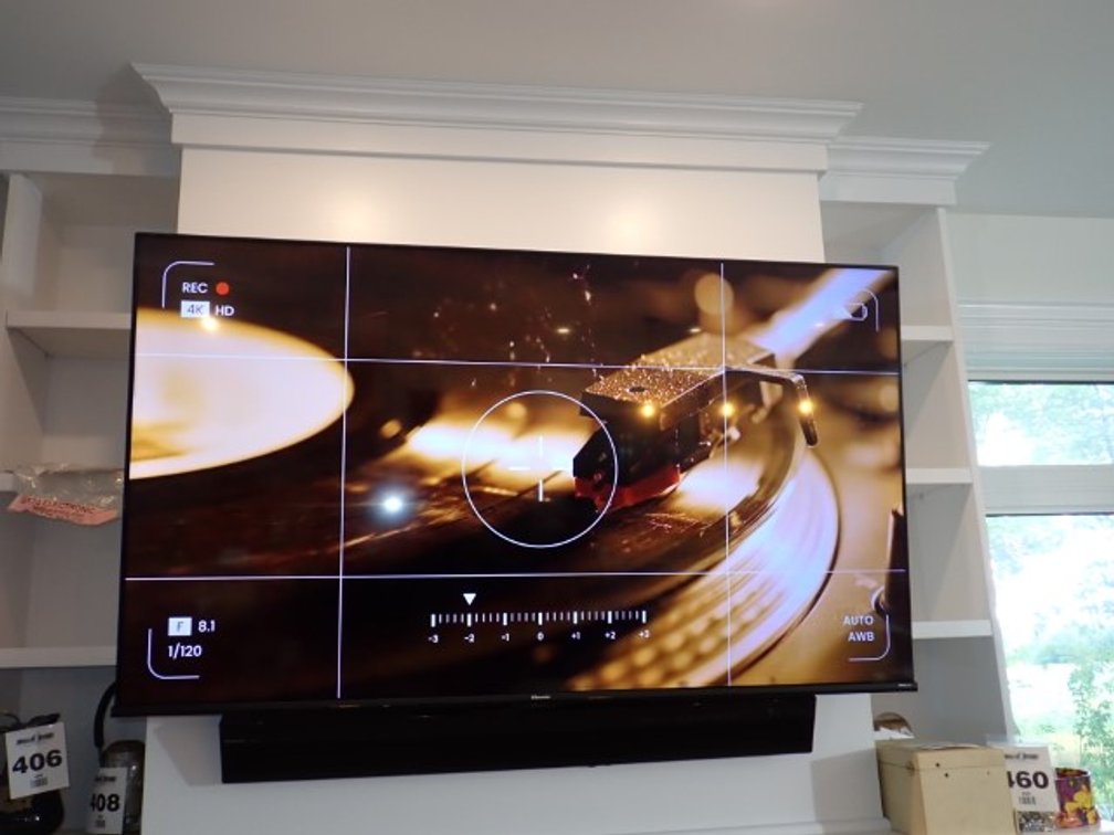 Panasonic Sound Bar and 55" TV