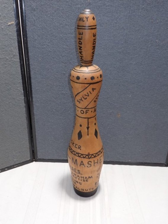 Folk Art Pin or Masher