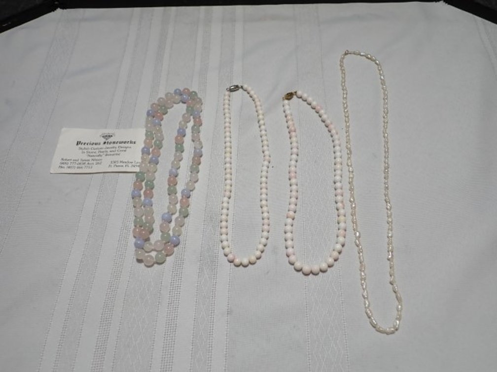 Pearl & Stone Necklaces