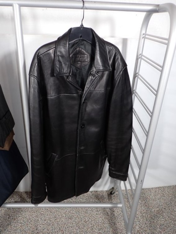 Men's Black Leather Jacket