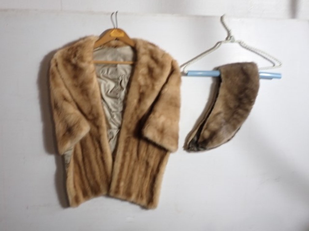 Mink Stole & Collar