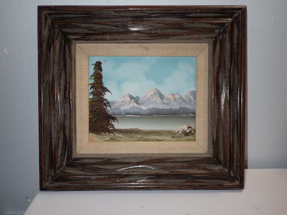 Neuhold Signed Oil on Board