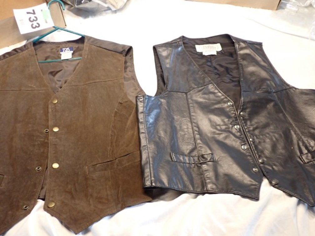 Mens Leather Vests