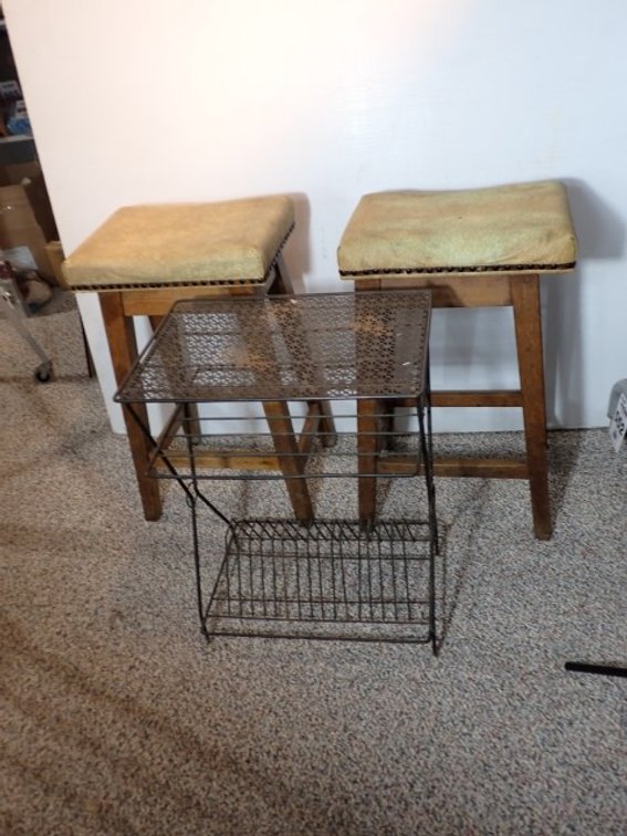 Two Stools and Stand