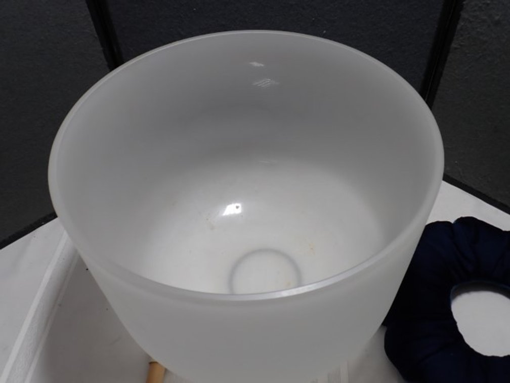 Frosted Quartz Singing Bowl
