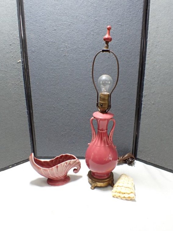 Beau Ware Vase and Lamp