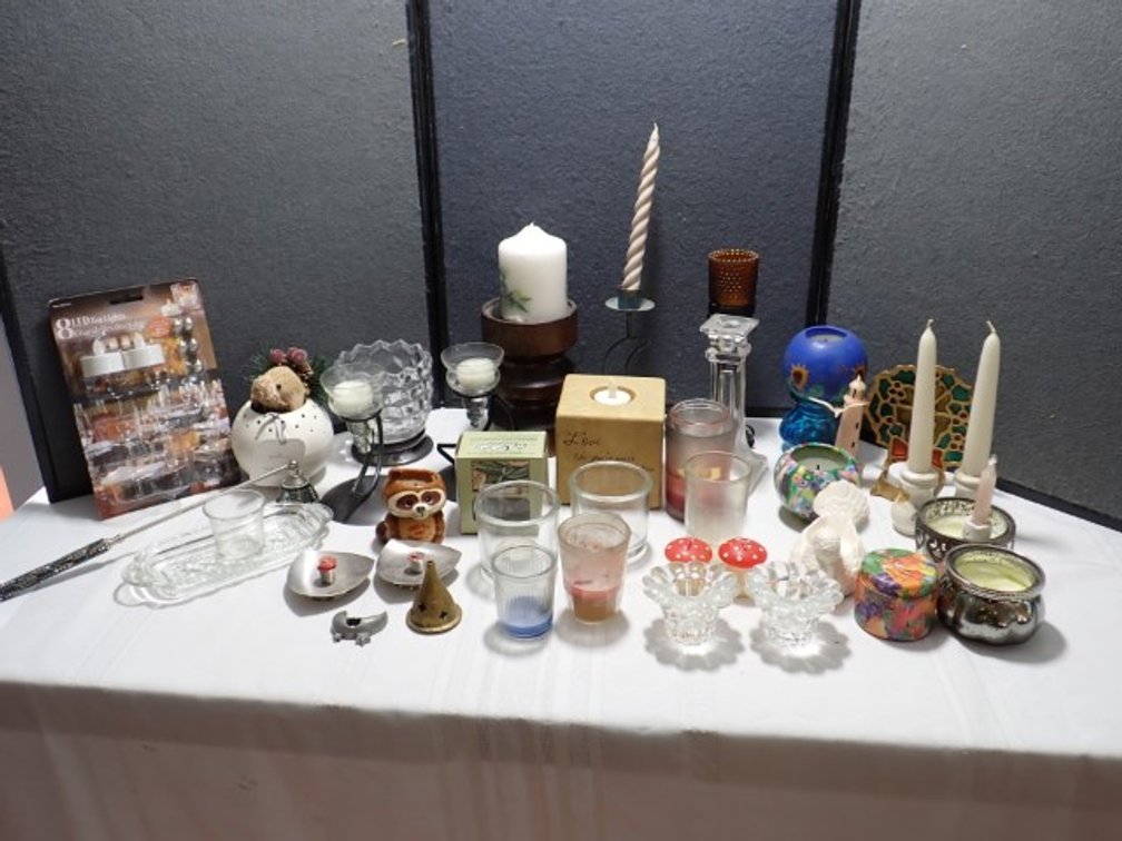 Candle Sticks and Votive Holders