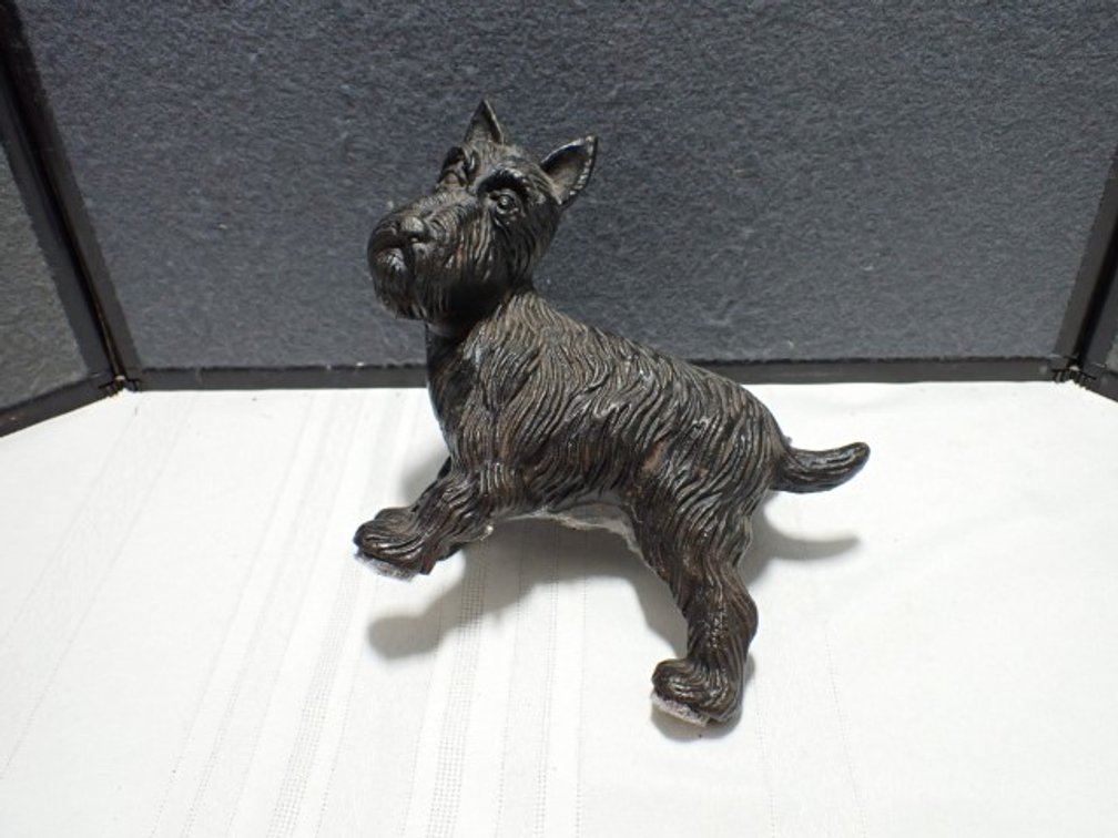 Cast Scottie Door Stop