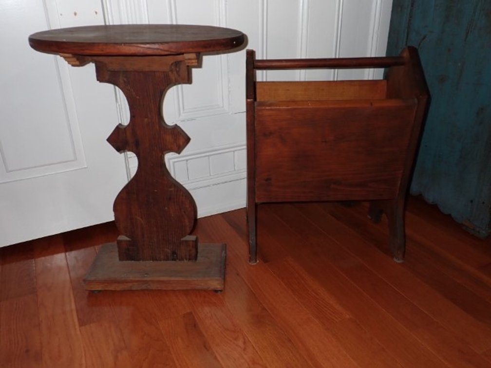 Two Different Wood Stands