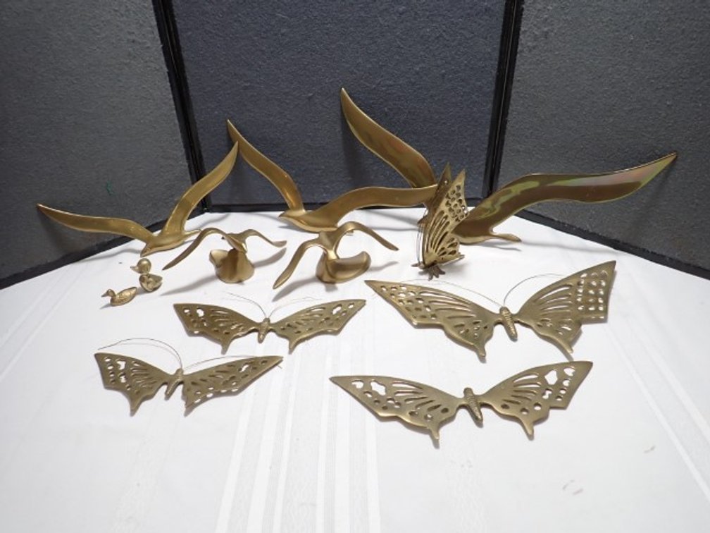 Brass Birds & Butterflies