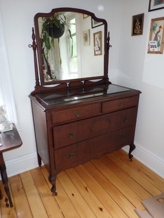 Anthes Dresser and Mirror