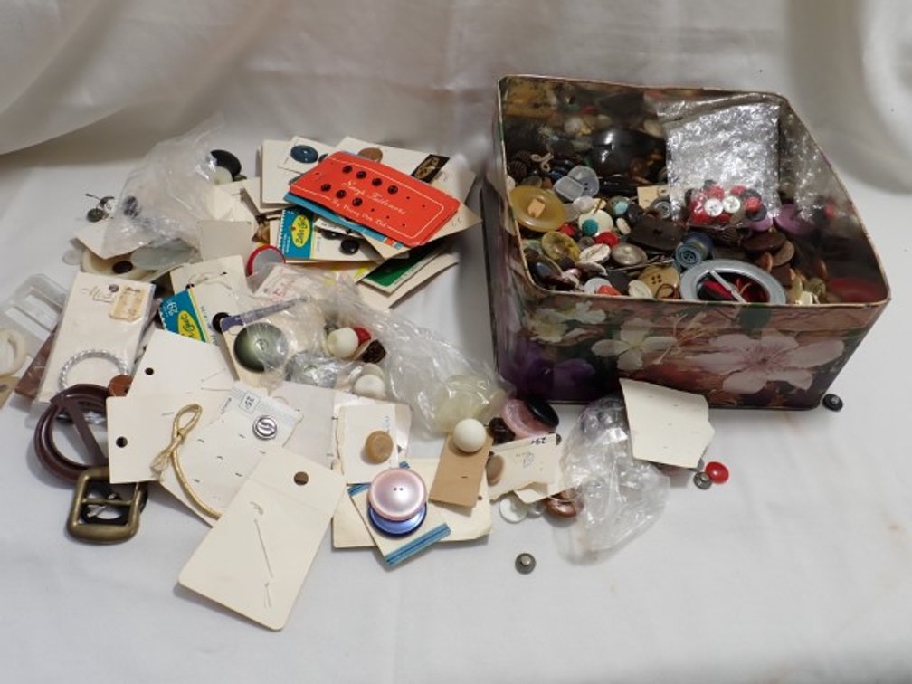 Buttons in a Tin