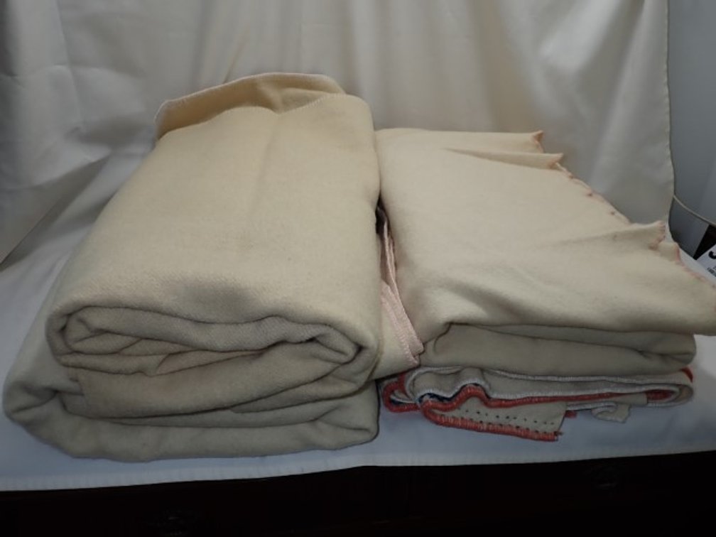 Four Wool Blankets