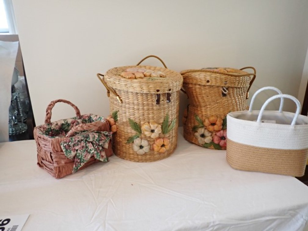 Woven Straw and Raffia