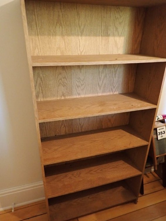 5 shelf bookcase
