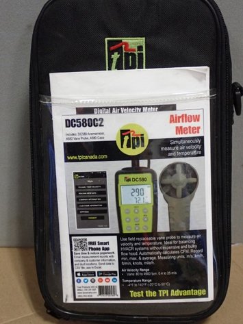 Image for TPI DC580 Digital Vane/Hot Wire Anemometer