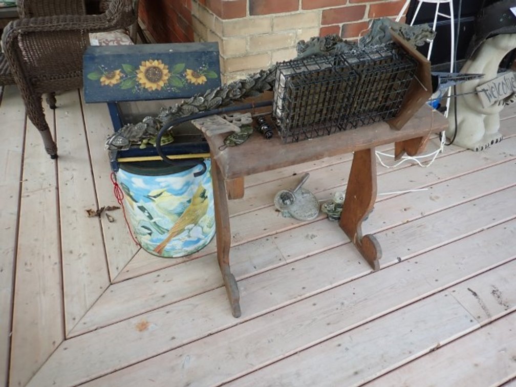 Bird Feeder and Bin