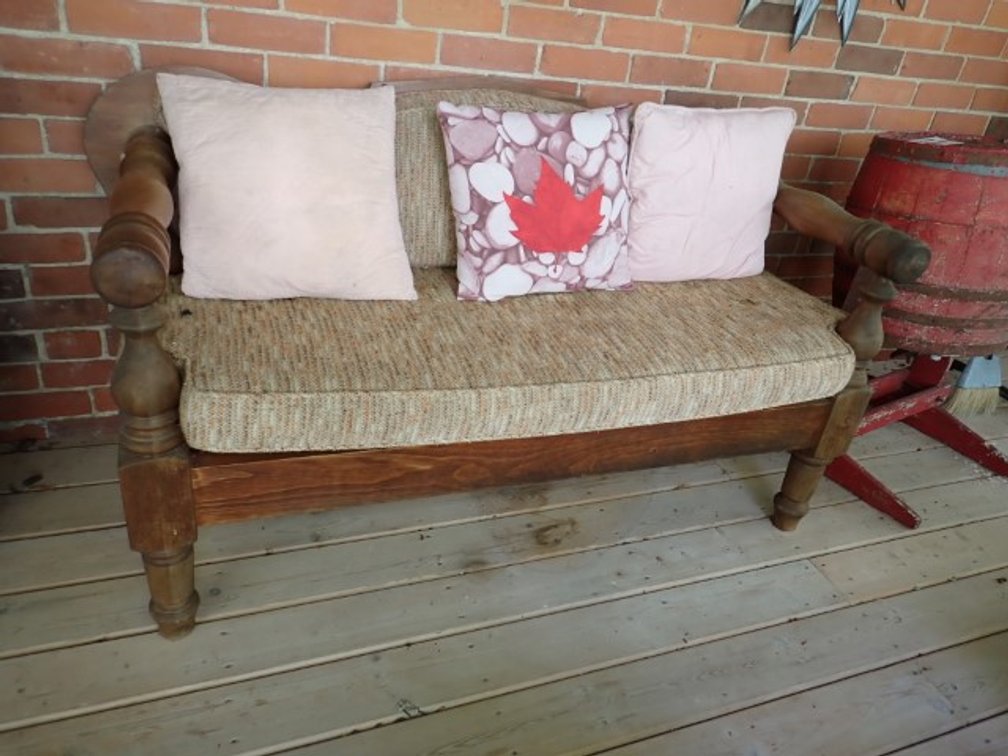 Wooden Porch Couch