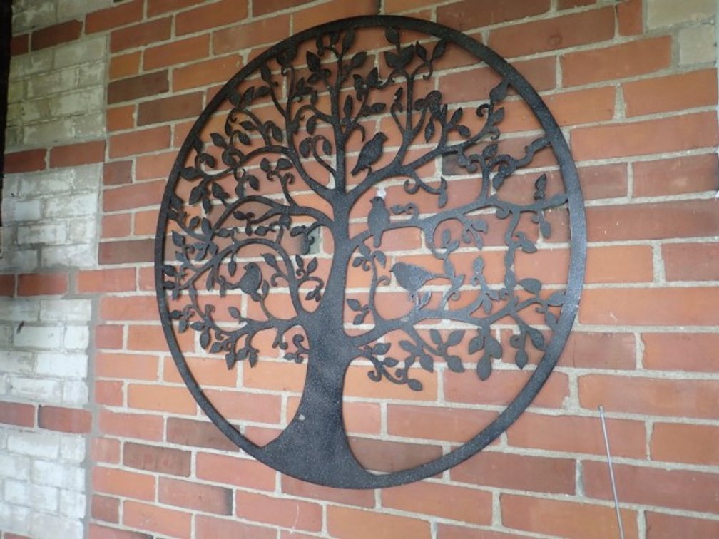 Metal Tree Art Piece