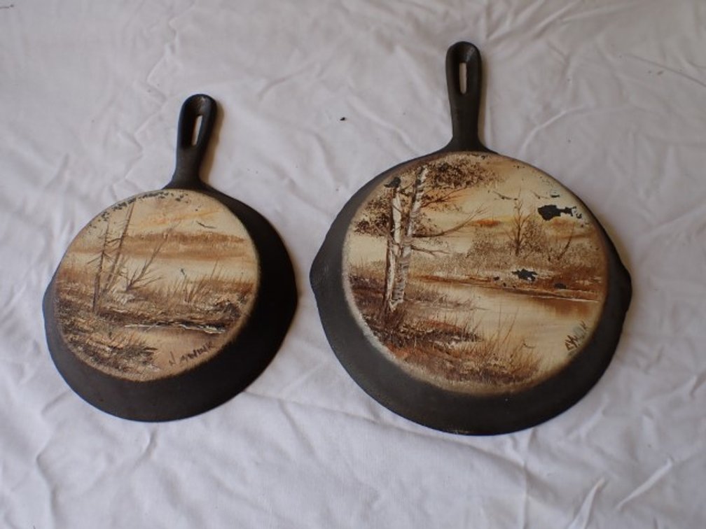 Art on Cast Iron Pans