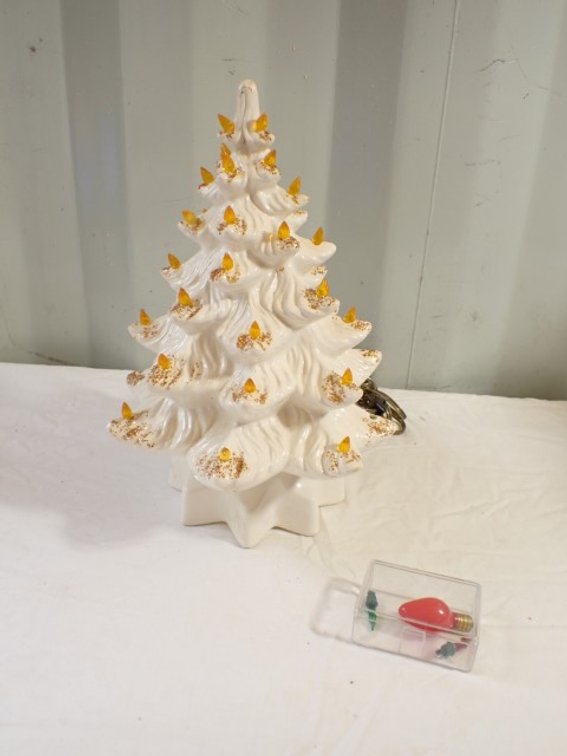 A White Ceramic Tree