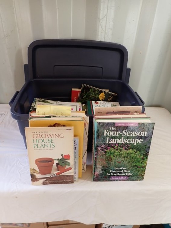 Tub of Gardening Books