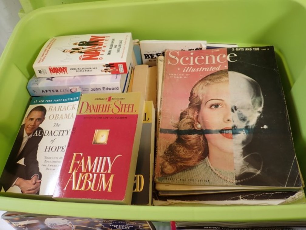 Tub of Fiction and Non-Fiction